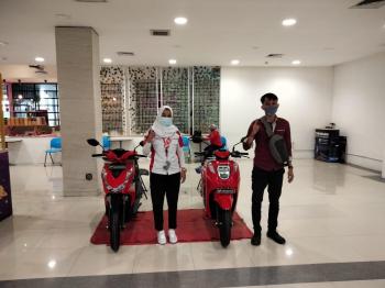 NSS Kedaton Adakan Pameran Unit Honda Di Chandra Antasari